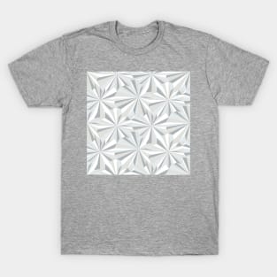 Retro Abstract Gray Geometry T-Shirt